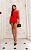 Conjunto de Cropped Corset e Mini Saia Vermelho Red - Imagem 4