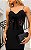 Vestido Midi Tubinho de Crepe Preto Mel - Imagem 2