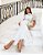 Vestido Midi de Renda Off-White Marie - Imagem 4