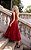 Vestido Midi Vermelho Burgundy Thalia Vermelho - Imagem 3