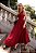 Vestido Midi Vermelho Burgundy Thalia Vermelho - Imagem 1
