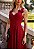 Vestido Midi Vermelho Burgundy Thalia Vermelho - Imagem 2