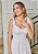 Vestido Midi Off white em Renda com Guipir Naty - Imagem 2