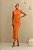 Vestido Midi Vice Versa Gaya Laranja - Imagem 1