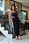 Vestido Midi de Crepe Tubinho Bordado Celina - Imagem 3