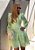 Vestido Curto Verde Renda Guipir Bianca - Imagem 1
