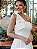Vestido Branco Off White Midi Godê Aliança - Imagem 2