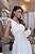Vestido Branco Off White Midi Godê Aliança - Imagem 2