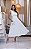 Vestido Branco Off White Midi Godê Aliança - Imagem 1