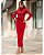 Vestido Midi Vermelho com Mangas Andressa - Imagem 5