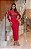 Vestido Midi Vermelho com Mangas Andressa - Imagem 1