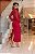 Vestido Midi Vermelho com Mangas Andressa - Imagem 3