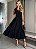 Vestido Preto Midi Godê com Cinto Aliança - Imagem 3