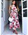 Vestido Midi de Crepe Floral Flora - Imagem 1