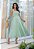 Vestido Midi de Crepe Verde Olivia - Imagem 1