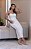 Vestido Midi em Crepe Branco Bordado de Pérolas Eloa - Imagem 2