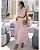 Conjunto Midi Rosé com Cropped Manu - Imagem 1