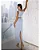 Vestido Midi em Crepe Azul Serenity Mavie - Imagem 3