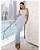 Vestido Midi em Crepe Azul Serenity Mavie - Imagem 1