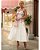 Vestido Midi Floral Lilas Iris - Imagem 1