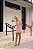 Vestido Curto Rosa Laço Aurora - Imagem 3