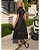 Vestido Midi Preto com Gola Ines - Imagem 4