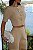 Conjunto de Cropped e Calça em Tweed Nude Lady - Imagem 3