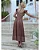 Vestido Midi em Renda Chocolate Cacau - Imagem 3