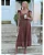 Vestido Midi em Renda Chocolate Cacau - Imagem 1