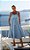 Vestido Midi Azul com Laço Jasmim - Imagem 3