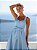 Vestido Midi Azul com Laço Jasmim - Imagem 2