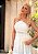 Vestido Midi de Renda Off White Anne - Imagem 3