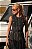 Vestido Midi Preto Renda Bordada Lari - Imagem 2