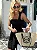 Vestido Curto em Crepe Preto Fresh Classic Day - Imagem 1