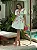 Vestido Curto Cru em Crepe com Estampa Floral Gardenia - Imagem 3