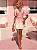 Vestido Curto Floral Rosa Encanto - Imagem 1