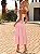 Vestido Midi Laço Jardim Rosa - Imagem 3