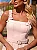Vestido Midi Com Cinto Rosa Candy - Imagem 2