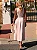 Vestido Midi Com Cinto Rosa Candy - Imagem 3