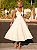 Vestido Midi Off White Morango Bloom - Imagem 1