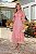 Vestido Midi em Renda com Guipir Coral Teodora - Imagem 1