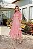 Vestido Midi em Renda com Guipir Coral Teodora - Imagem 5