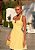 Vestido Curto Laise Amarelo Cerejas - Imagem 3
