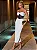 Vestido Midi Branco com Renda Night - Imagem 1