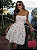 Vestido Curto de Crepe Floral Gardena - Imagem 1