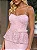 Vestido Midi de Renda Rosa Belle - Imagem 2