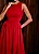 Vestido Longuete Costas Aberta Vermelho - Imagem 2