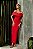 Vestido mídi ombro a ombro vermelho - Imagem 5