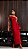 Vestido Midi Alfaiataria Tomara que caia Com Laço e Brilho vermelho - Imagem 4
