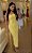 Vestido Midi Laço na Cintura Amarelo Charme - Imagem 2